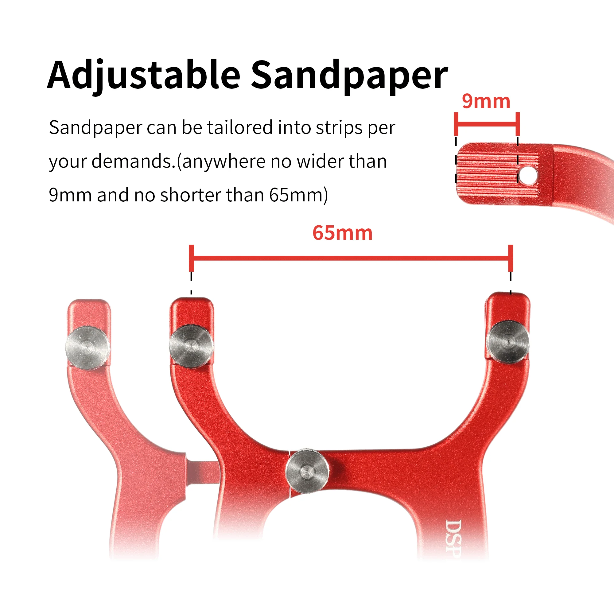 DSPIAE AT-CSS Inner Angle Surface Sander Sandpaper Holder - Image 3