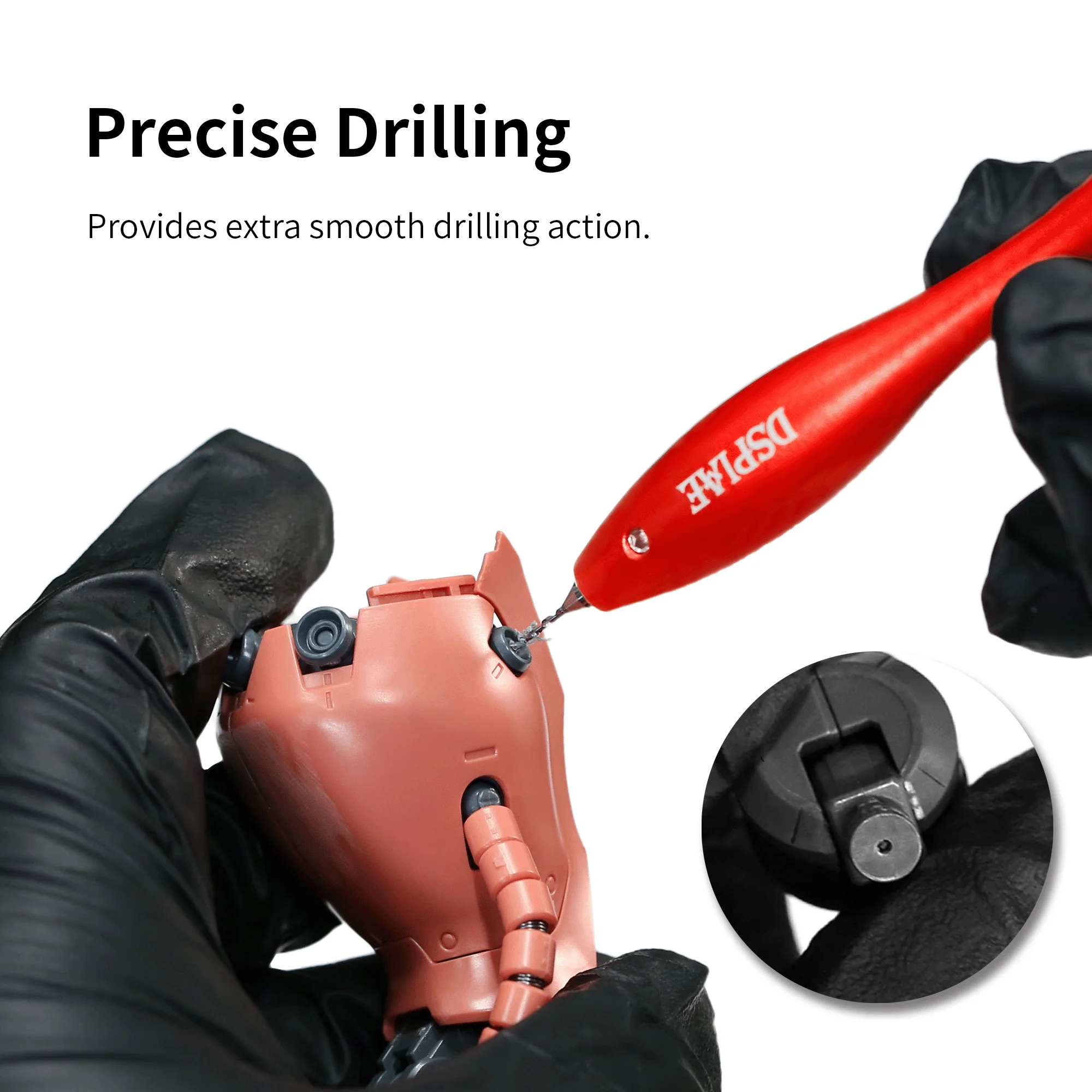 DSPIAE AT-HD Model Metal Hand Drill Holder with 0.3~1.2mm Tungsten Drill Bits Set - Image 4