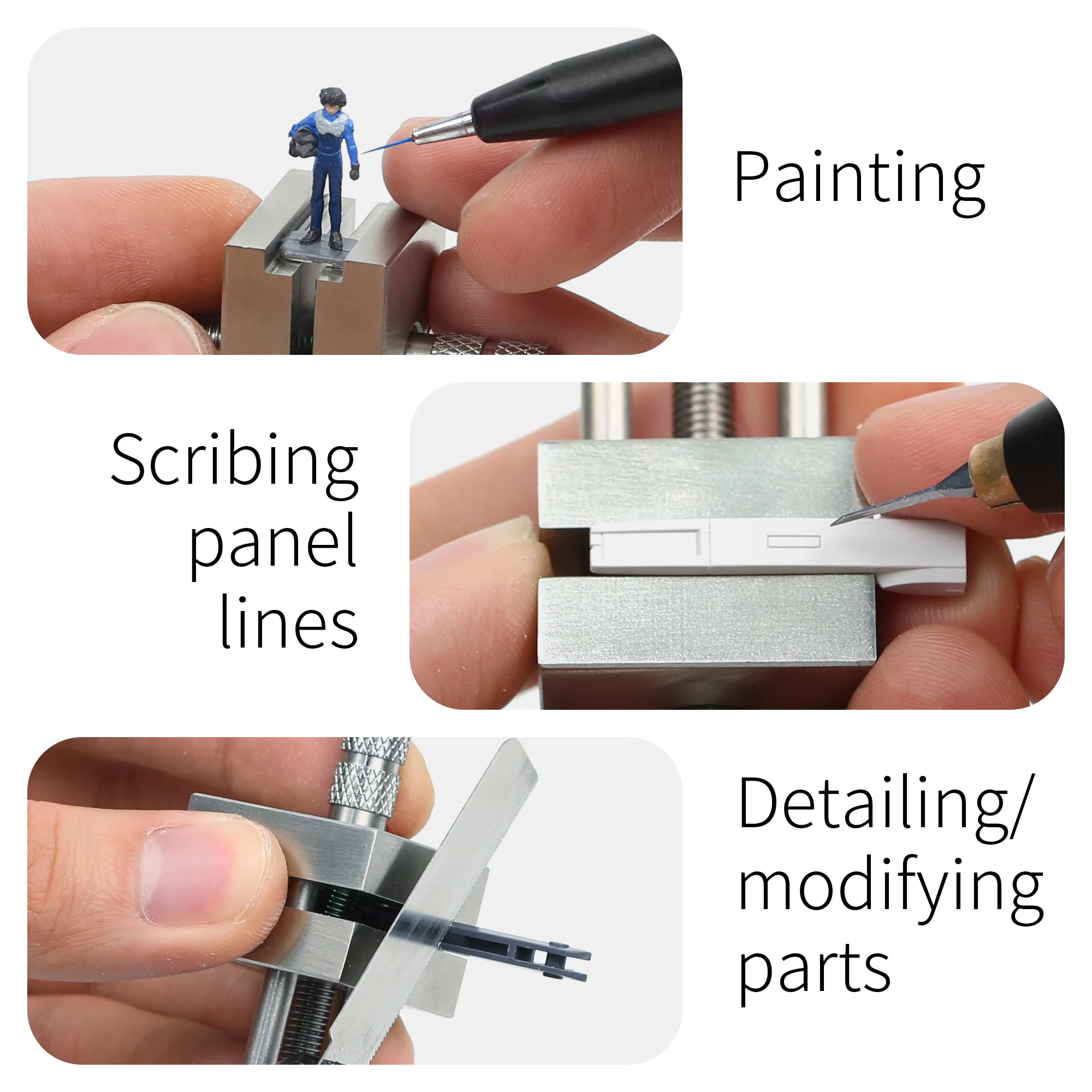 DSPIAE AT-MV Precision Mini Tool Vise Desktop Clamp - Image 6