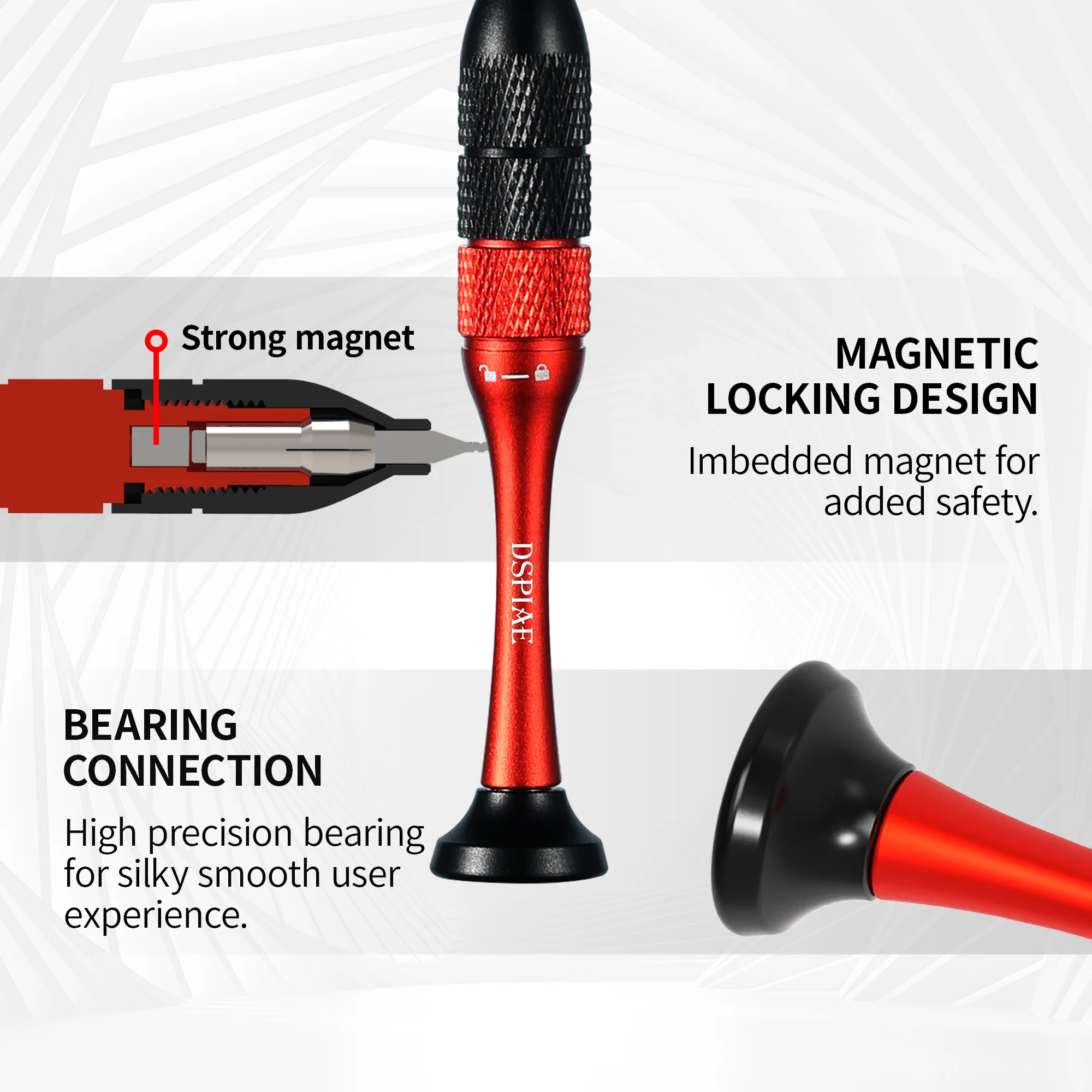 DSPIAE AT-SHD Precision Aluminum Alloy Hand Drill with Tungsten Drill Bits Set - Image 4