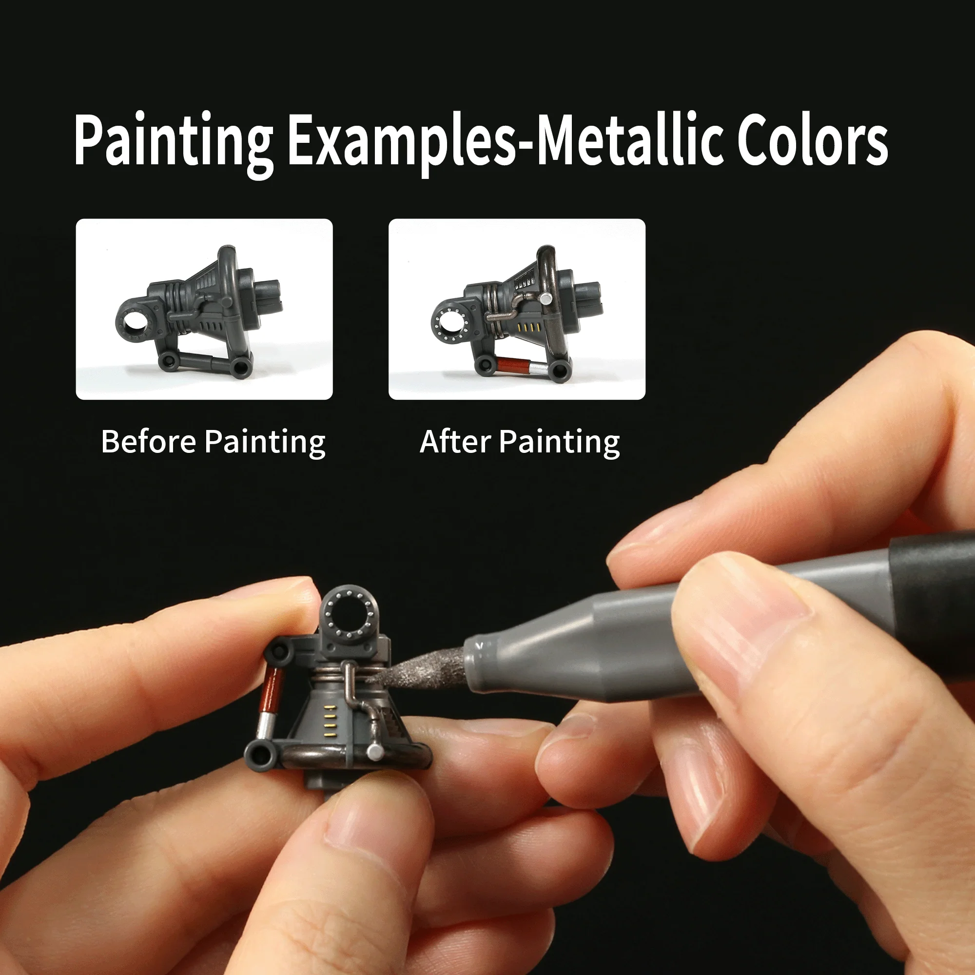 DSPIAE MK Eco-friendly Water-based Soft Head Markers with Multi Colors - Image 4