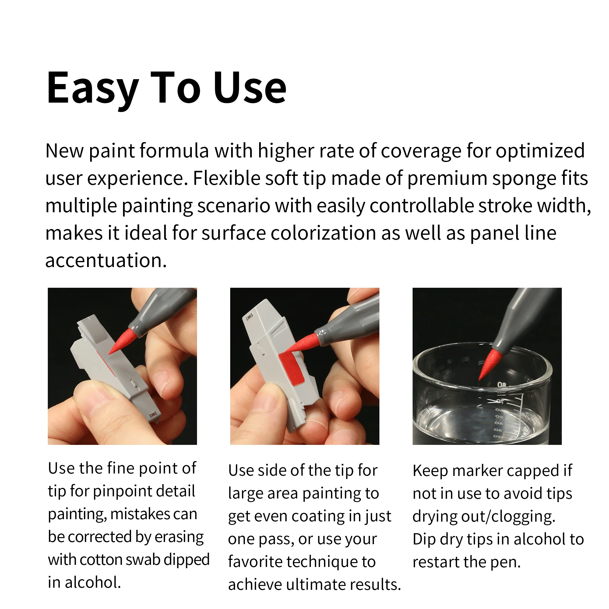 DSPIAE MK Eco-friendly Water-based Soft Head Markers with Multi Colors - Image 5