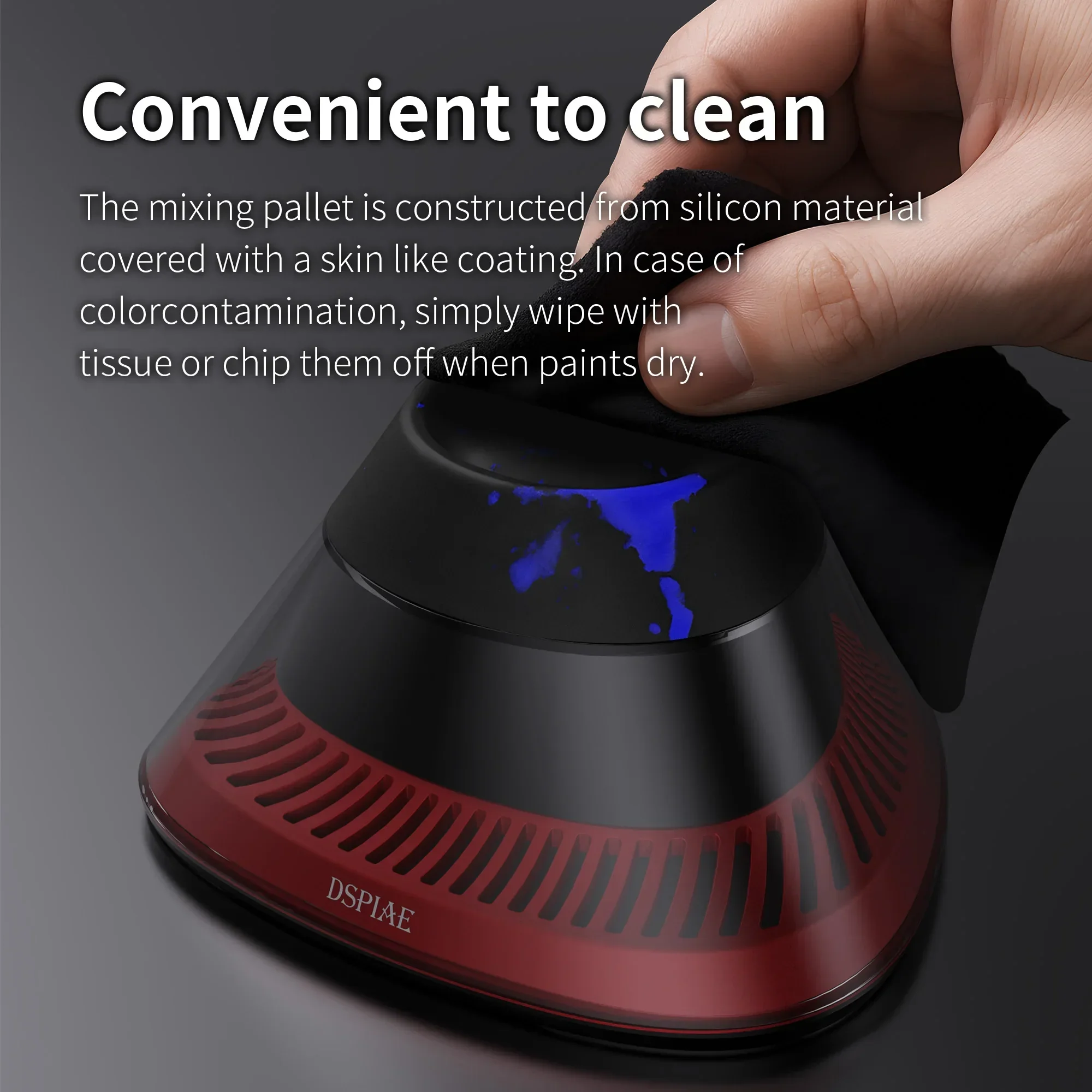 DSPIAE MS-02 Portable Oscillating Stirrer – Type-C Paint Mixer for Hobby Modeling - Image 5