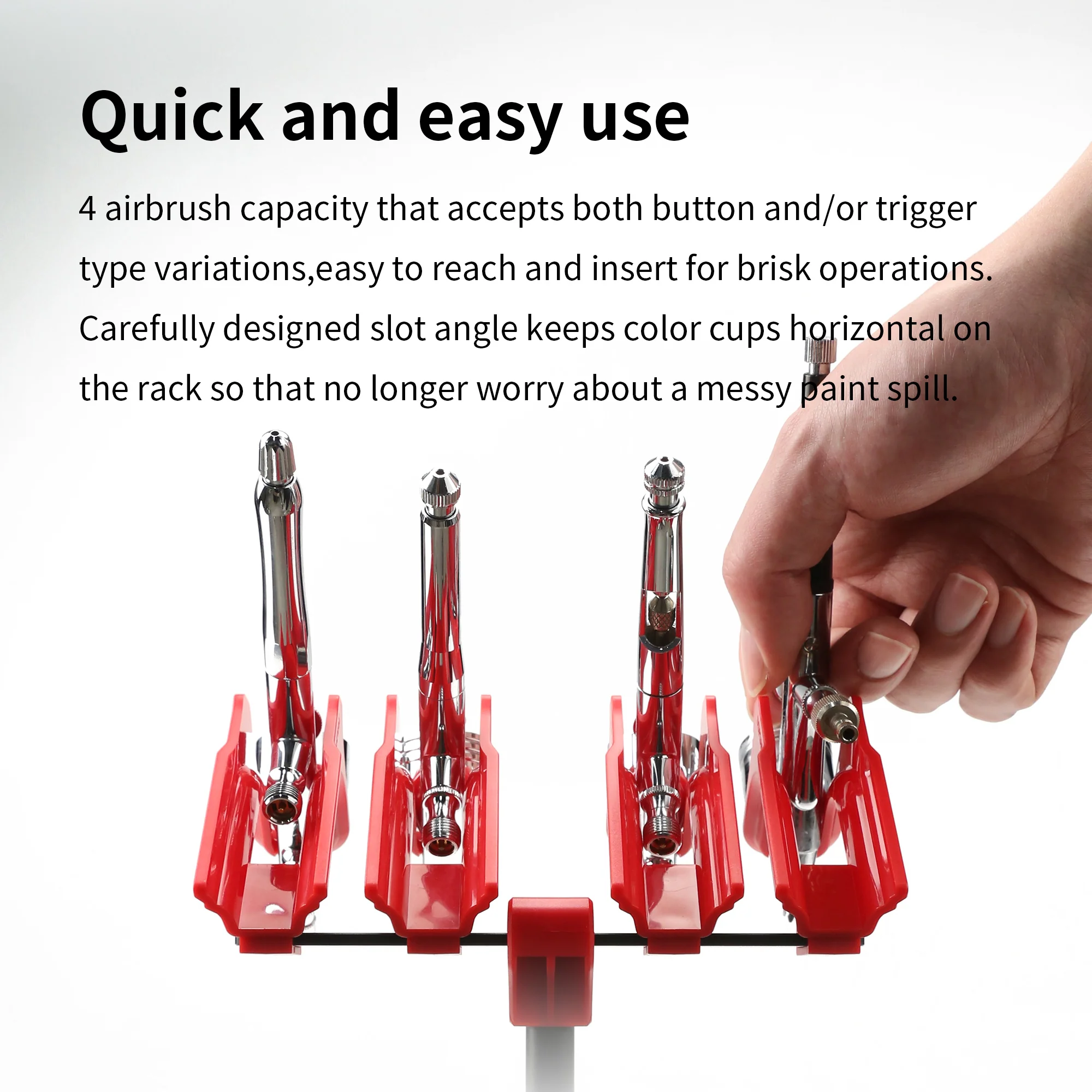 DSPIAE PT-AR 4-Slot Airbrush Rack - Image 3