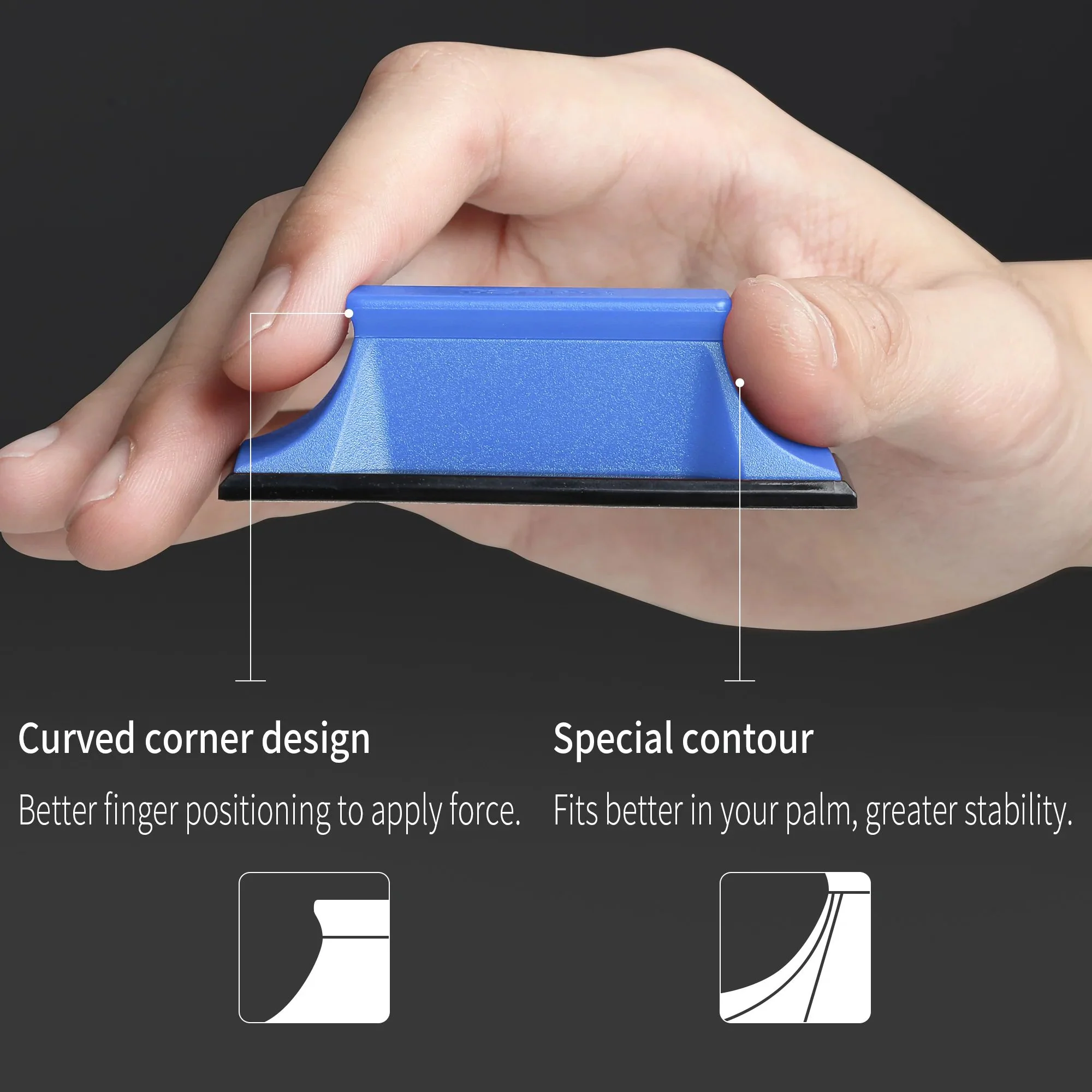DSPIAE XSP-S01 Sanding Blocks and Self-Adhesive Sandpapers Set - Image 4